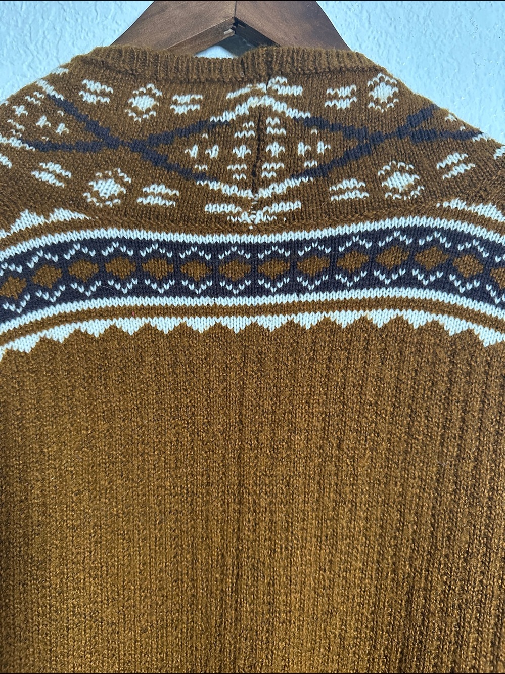 Lucky Brand Southwestern BOHO Knit Open Cardigan Sweater with Pockets Size XL - Picture 4 of 10